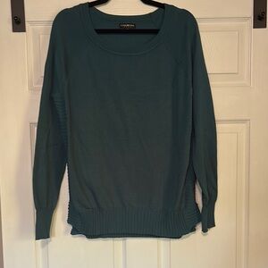 Lane Bryant Blue Crew Neck Sweater Soft Knit Relaxed Fit